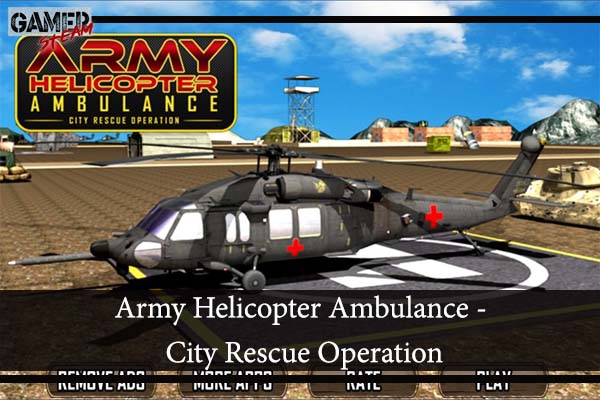 Army Helicopter Ambulance - City Rescue Operation